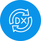 DXのロゴ